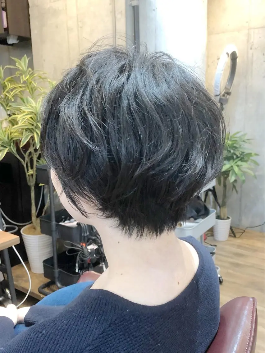 ショート パーマ 増山 大起のヘアスタイル