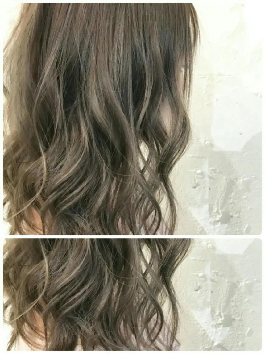 セミロング カラー 白井 秀太郎のヘアスタイル