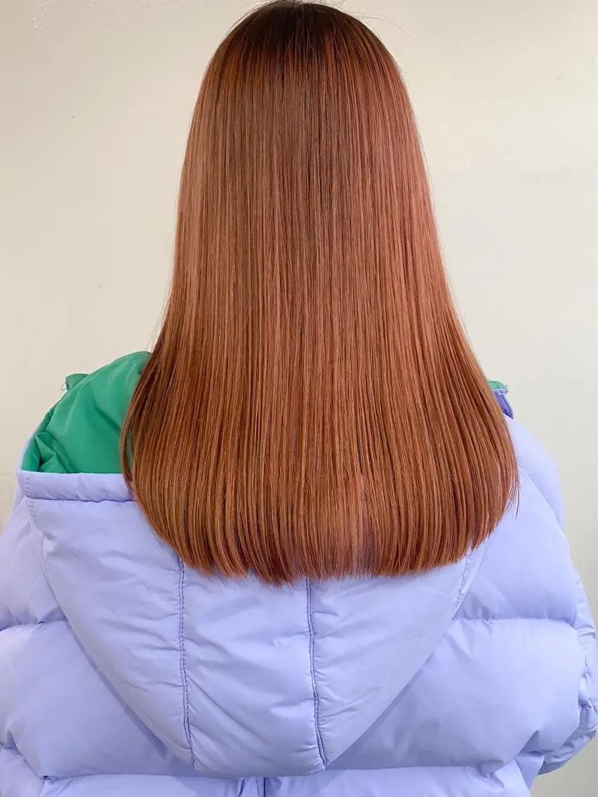 ミディアム カラー カット ヘアカラー トリートメント 中屋恵美⁑透明感 カラー⁑ナチュラルのヘアスタイル