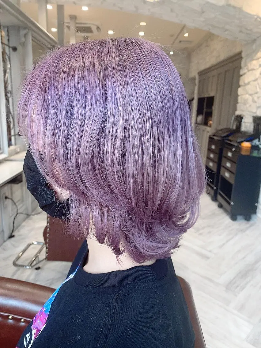 カラー ブリーチ ブリーチカラー⸜♡⸝ クルミ🐍のヘアスタイル