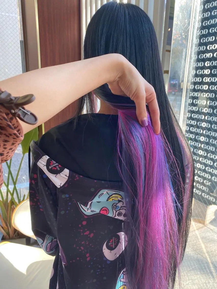 ロング カラー ユニコーンカラー 🫧富田 苑実🫧のヘアスタイル