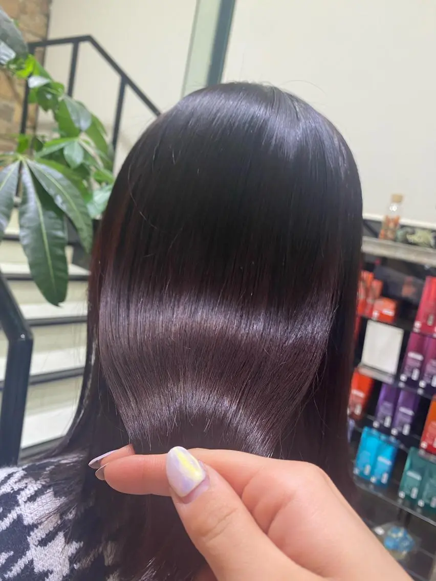 ミディアム カラー ヘアアレンジ TSUNA 🌙 Lim 五反田のマツエク・マツパデザイン