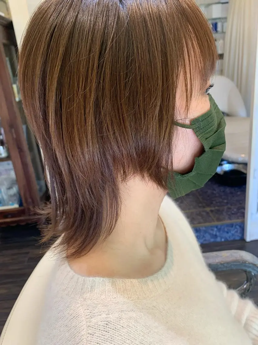 ミディアム カラー カット ヘアカラー トリートメント ヘアセット 🌸スタイリスト 山浦美恵のヘアスタイル