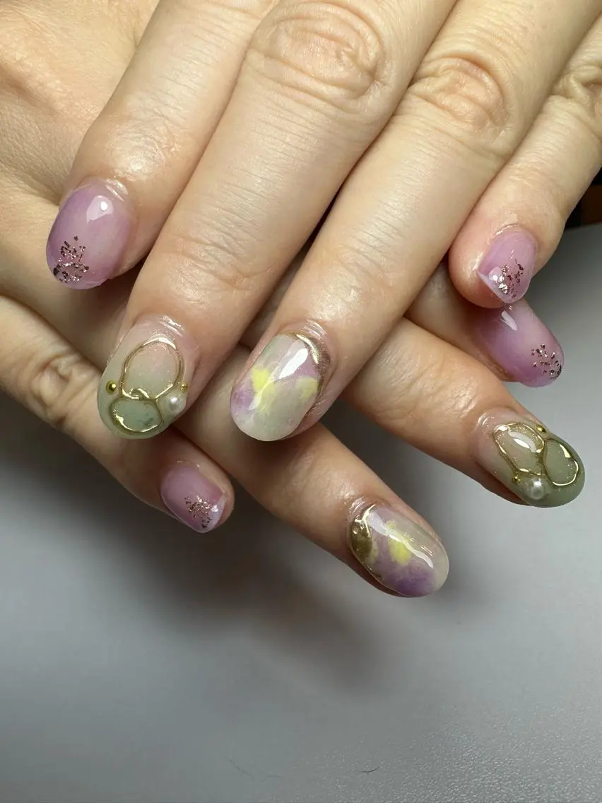 ショート shandy nailのネイルデザイン