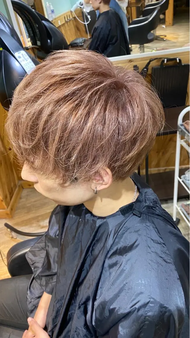 ショート カラー メンズ 平野 美代のヘアスタイル