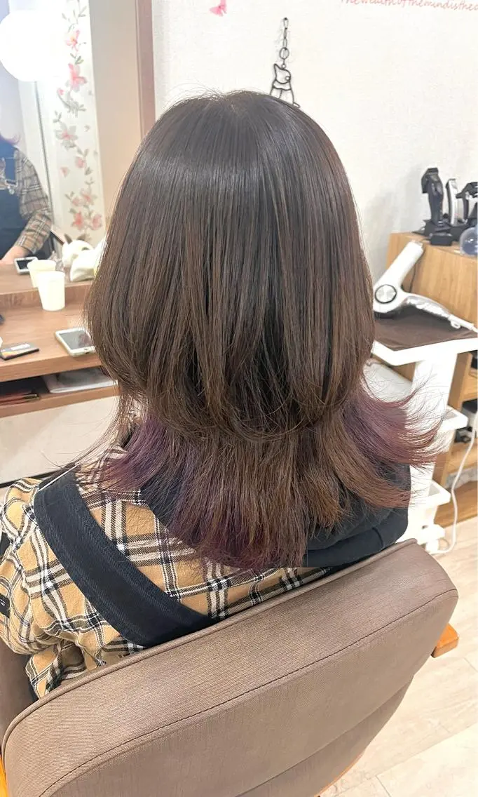 セミロング ウルフカット MARRON 🍊mihoのヘアスタイル
