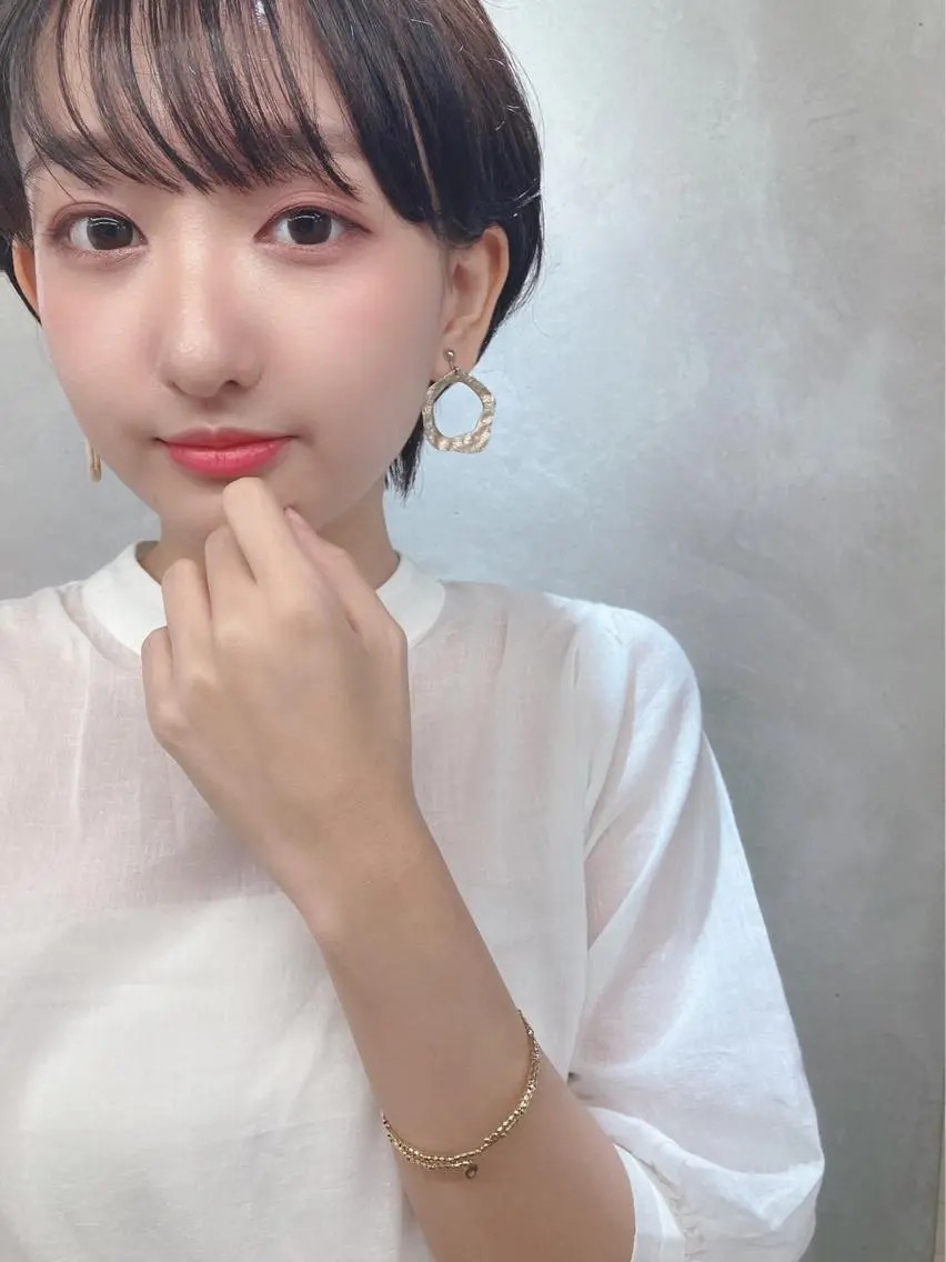 ミディアム カラー パーマ 【公式】amble luxe池袋東口🩷のヘアスタイル
