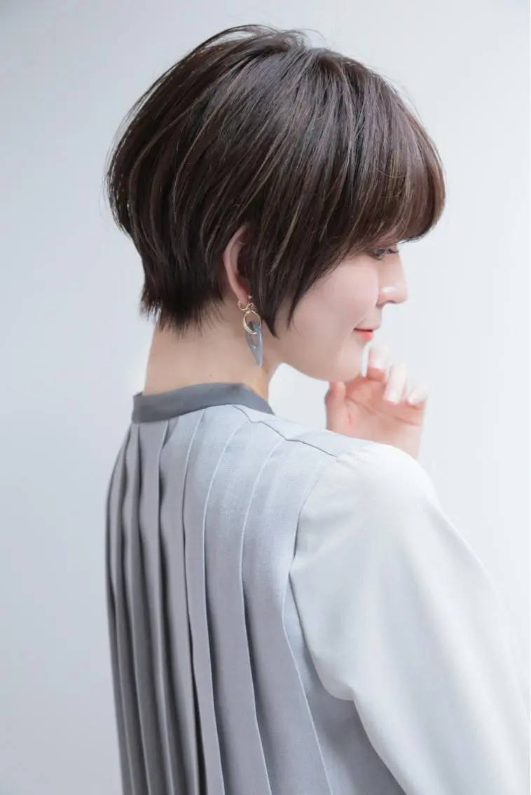 ショート 縮毛/ショート/ ボブ/レイヤー/小原のヘアスタイル