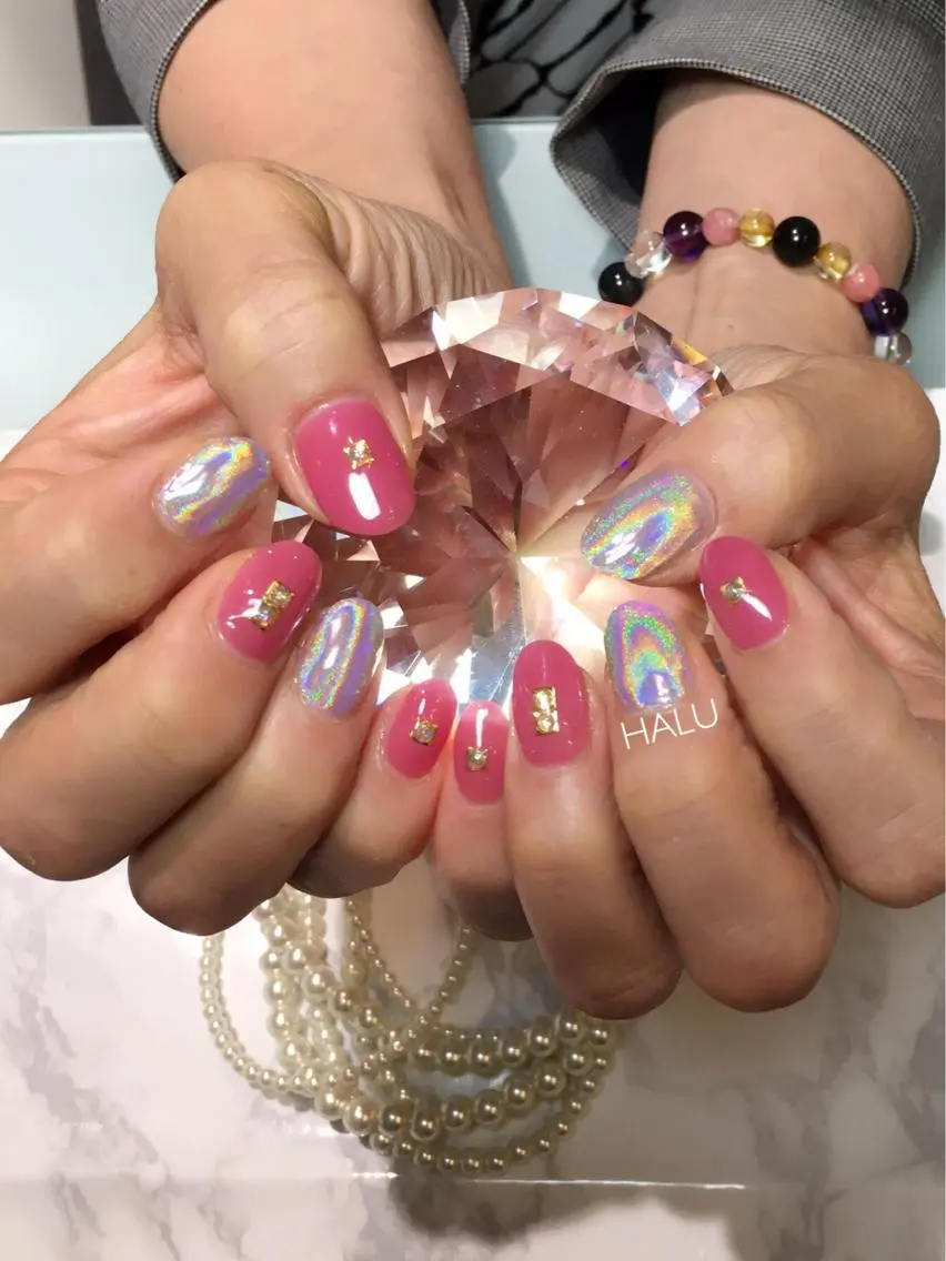 ネイル アートネイル シンプルネイル HALU ハルのネイルデザイン