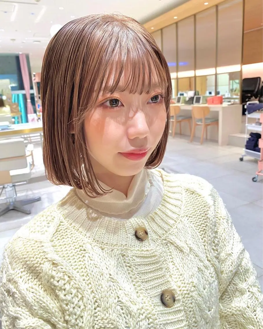 ミディアム カラー ケアカラー 透明感カラー カット ヘアカラー トリートメント ナチュラル韓国ヘア 🇰🇷塚田凌太のヘアスタイル