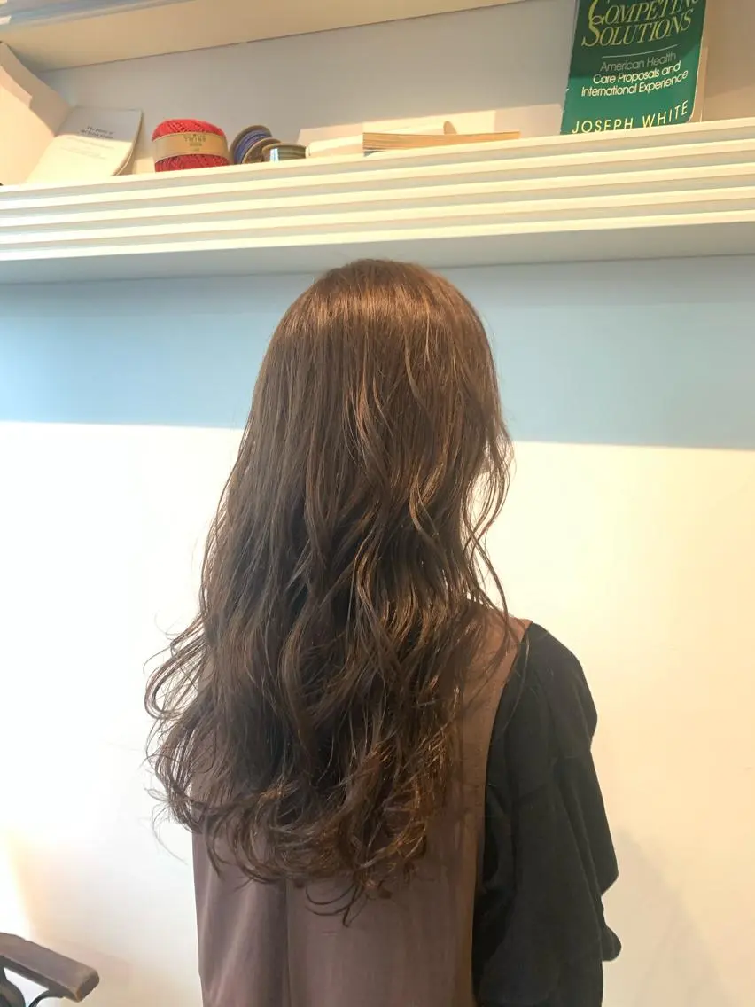 ロング ヘアカラー トリートメント ヘッドスパ ヘアセット 大宮/山口 竣也のヘアスタイル