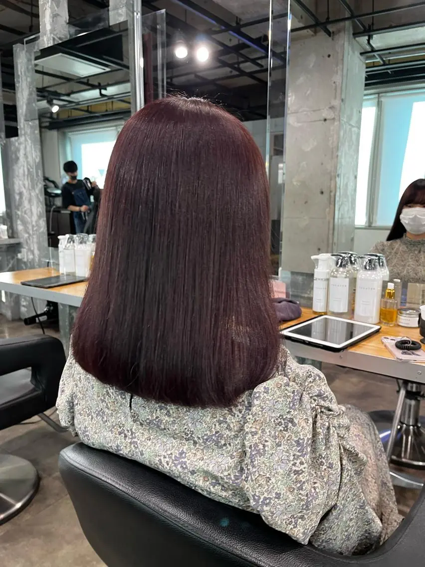 ショート ヘアカラー ヘッドスパ ヘアセット 🪞透明感カラー🫧 縮毛矯正🥇かずきのヘアスタイル