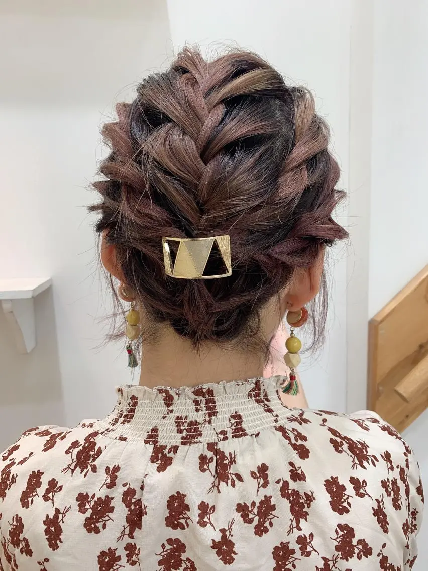 ヘアアレンジ ボブ ヘアセット ヘアアレンジ にいた かづしげのヘアスタイル