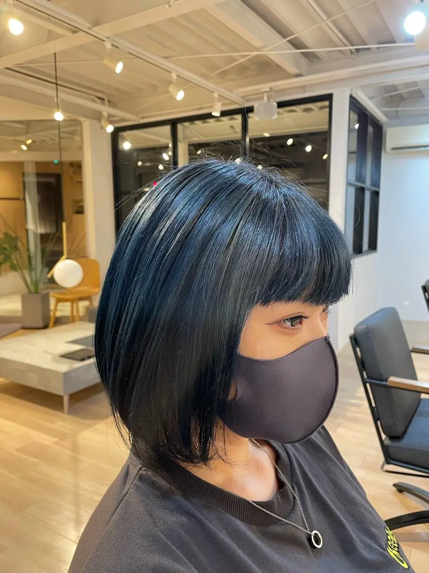 ミディアム カラー 長瀬 友樹のヘアスタイル