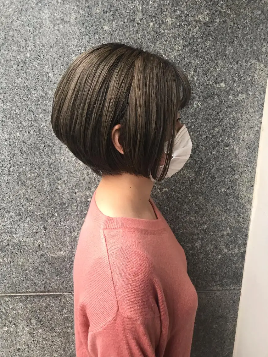 ショート カラー グレージュ ボブ ショートヘア Rondo岐阜公式/ 岐阜No.1髪質改善のヘアスタイル