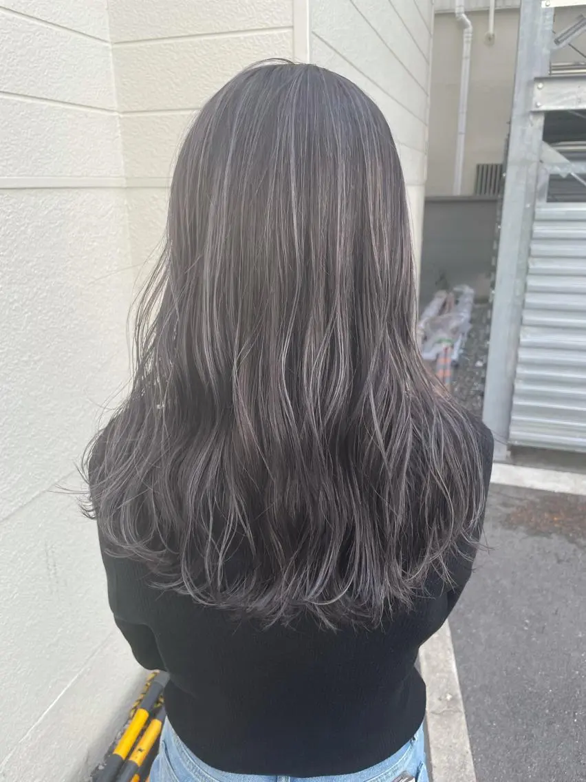 ロング 髪質改善×縮毛矯正 ×艶カラーNAOのヘアスタイル