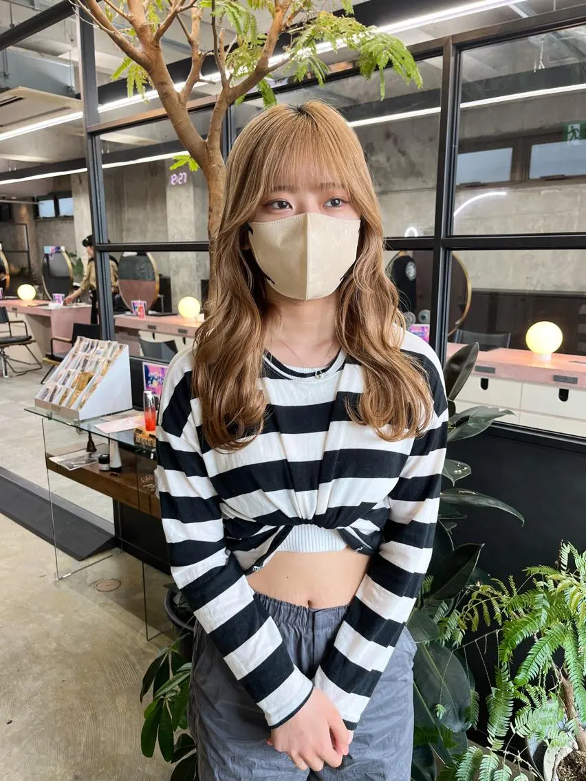 ロング カット ヘアカラー トリートメント 中江 友哉のヘアスタイル
