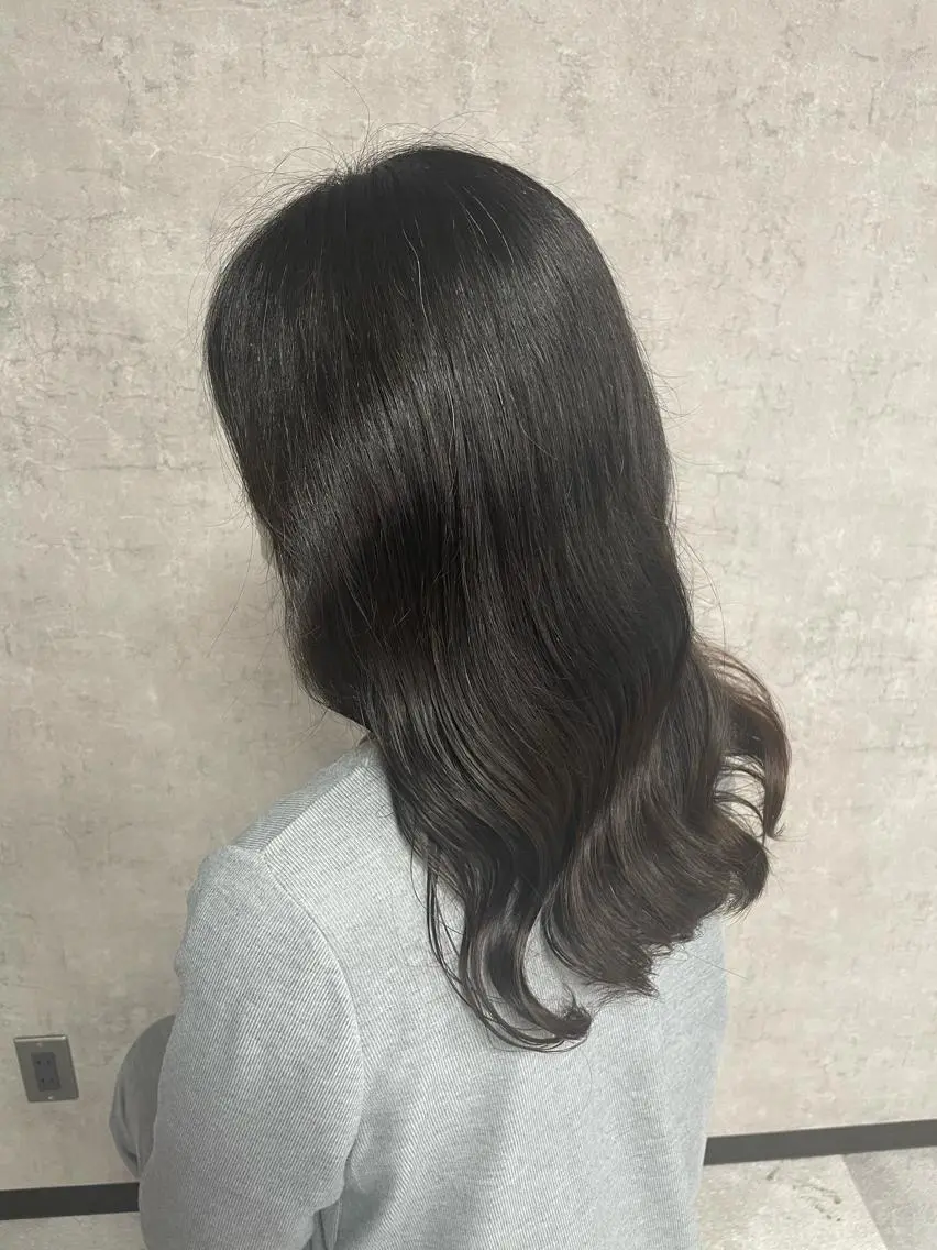 ロング ヨシンモリ トレンド韓国レイヤー 🇰🇷のんのヘアスタイル
