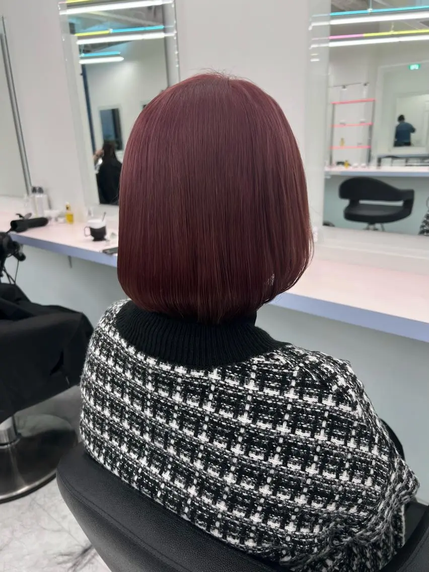 ショート カラー パーマ ヘアアレンジ メンズ キッズ ネイル マツエク・マツパ アイブロウ KANAMI 🌏のヘアスタイル