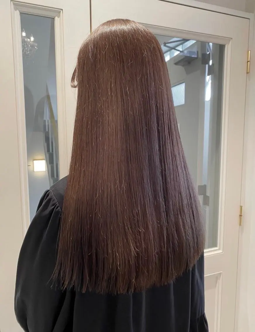 ロング カラー 透明感カラー SIKI yuuna レイヤーカット🪽のヘアスタイル