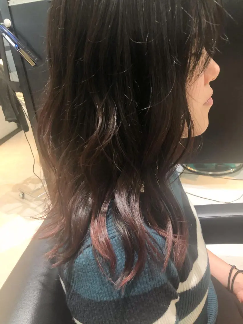 セミロング コトネ🫧 韓国風レイヤーカットのヘアスタイル