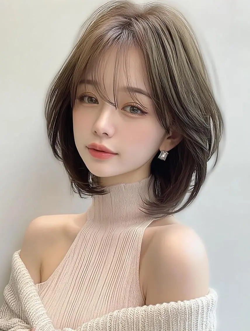 ショート カット ヘアカラー トリートメント 肥後 有紗のヘアスタイル