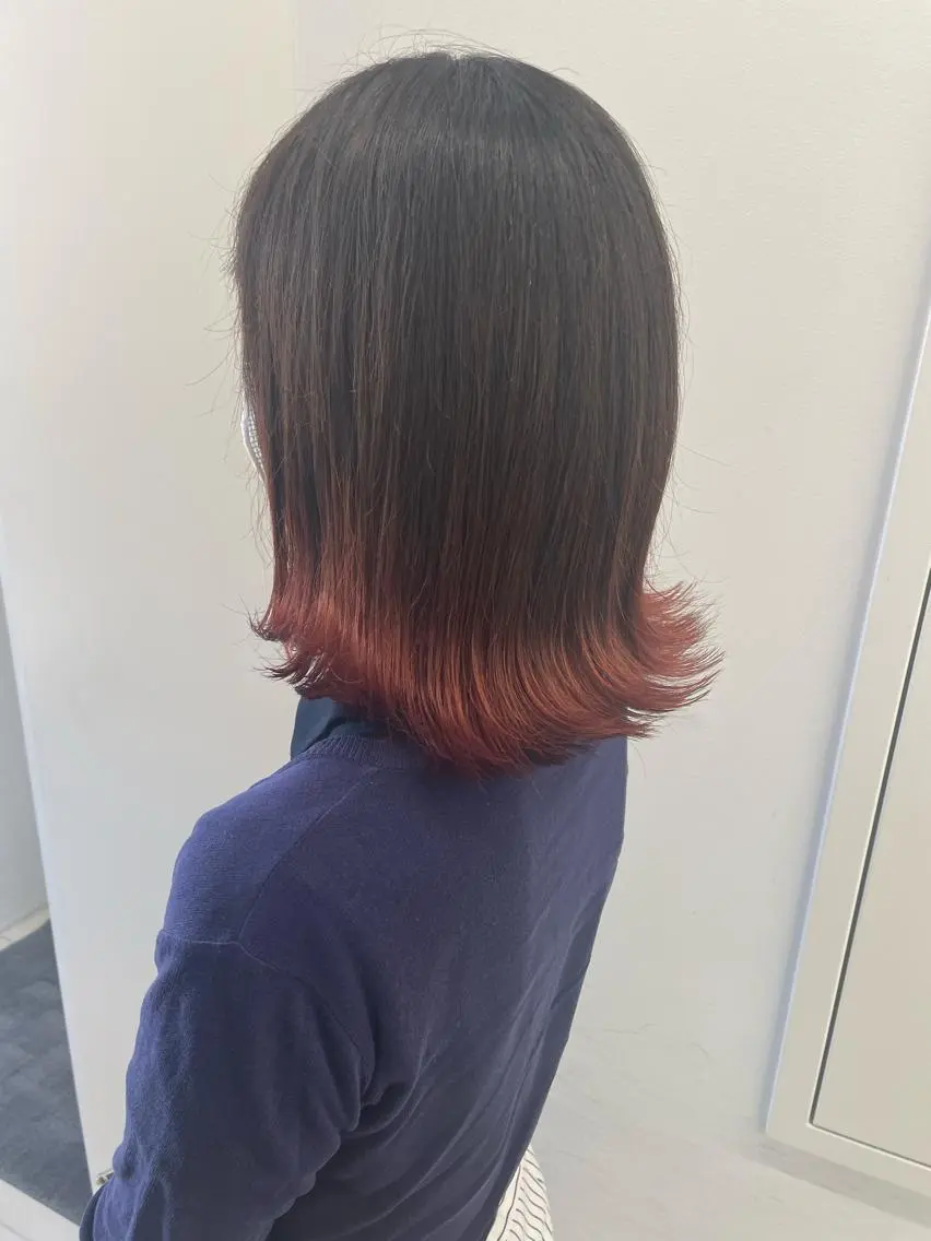 ショート カラー ブリーチ グラデーションカラー ヘアカラー トリートメント ⭐️無料!カット モデル募集⭐️夕貴のヘアスタイル