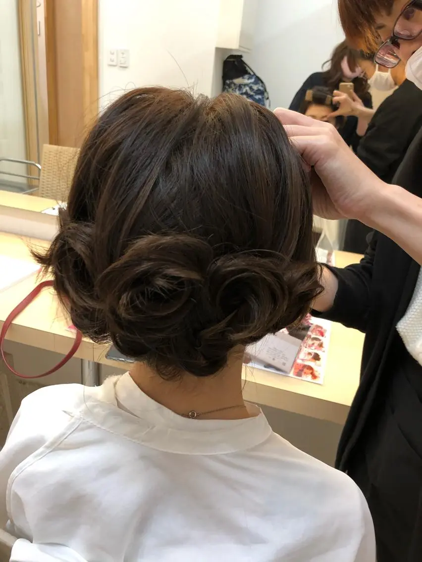 ヘアアレンジ ヘアセット HempBeauty 浅野アサミのヘアスタイル