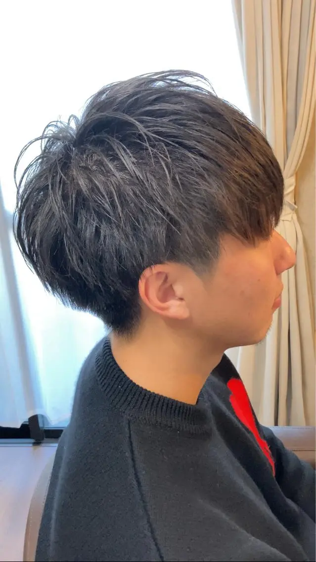 ショート メンズ マッシュ カット 完全個室マンツーマン メンズサロン草野貴樹のヘアスタイル