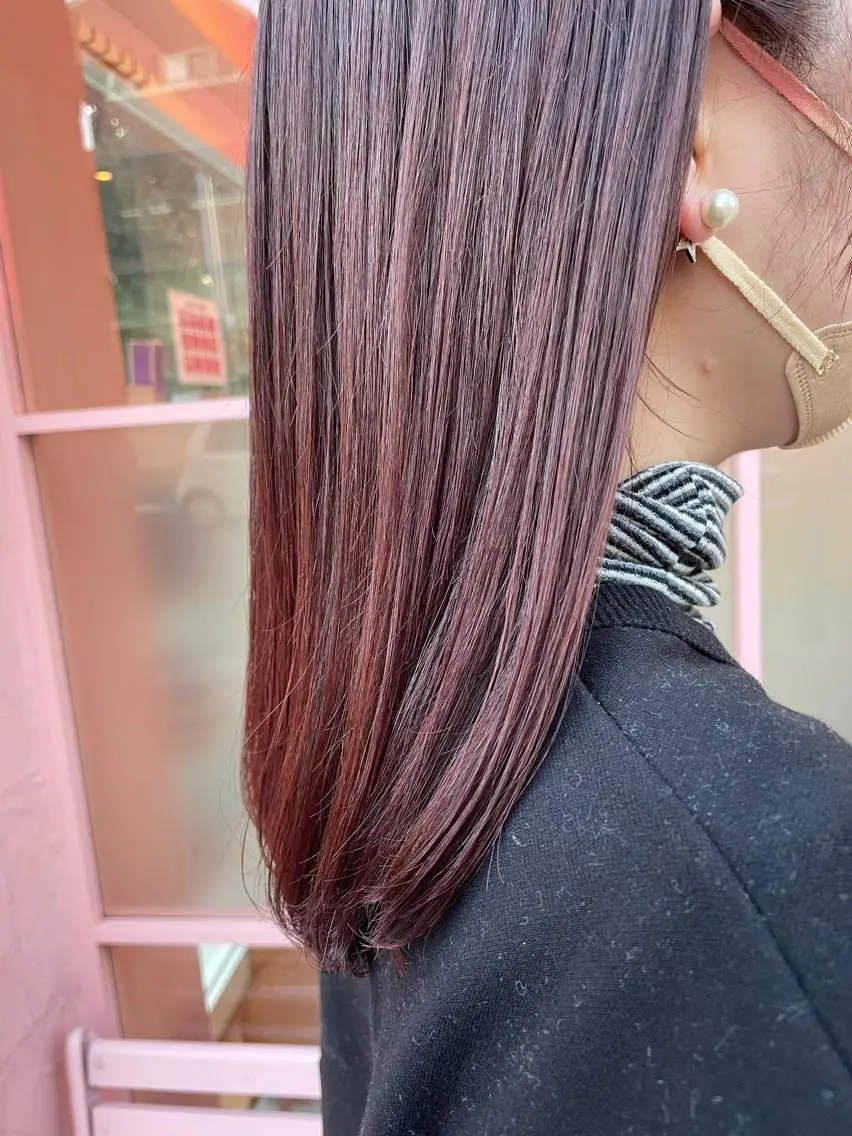 セミロング カラー Ebihara Satomiのヘアスタイル