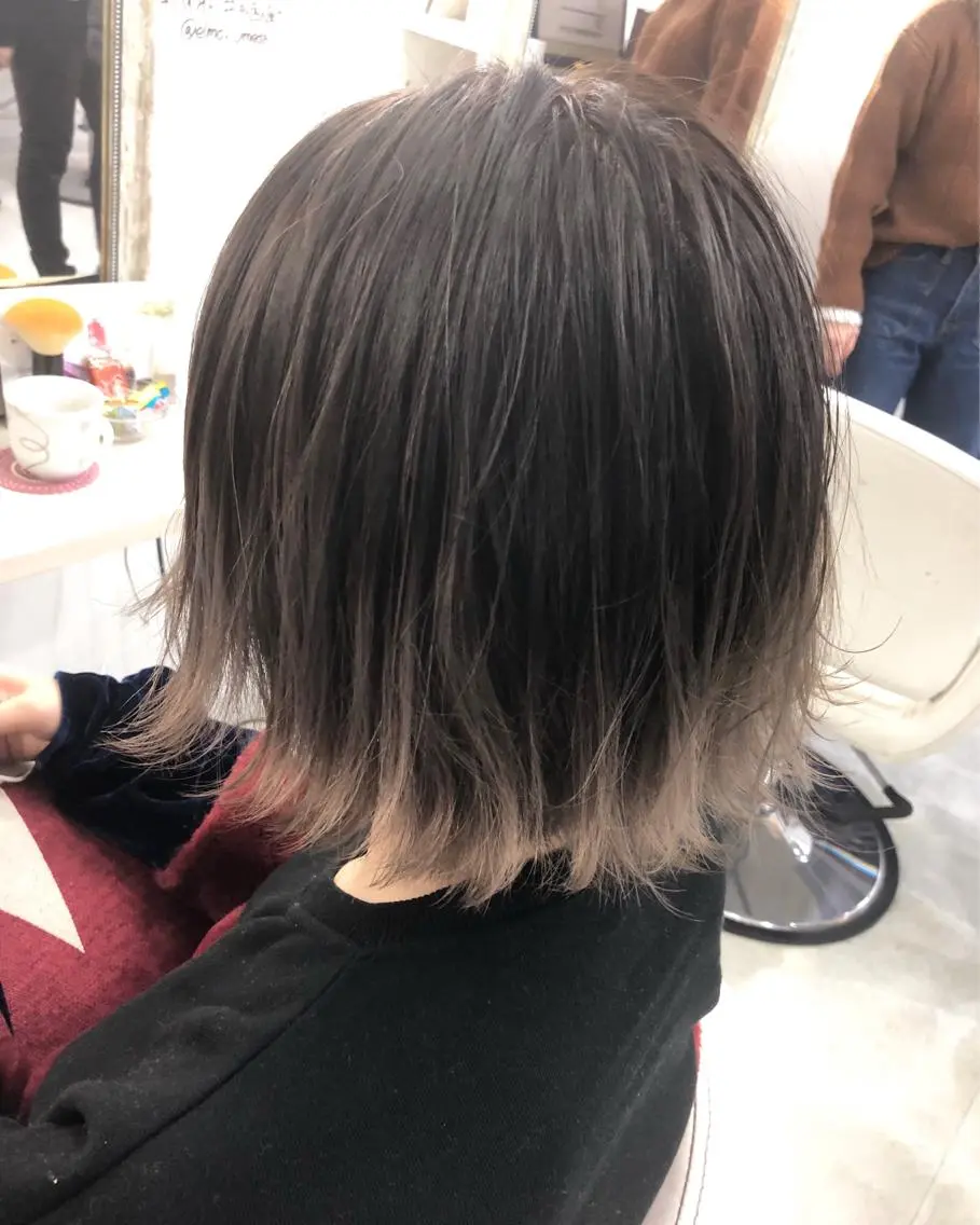 ショート カラー 髪質改善 中川 翔のヘアスタイル