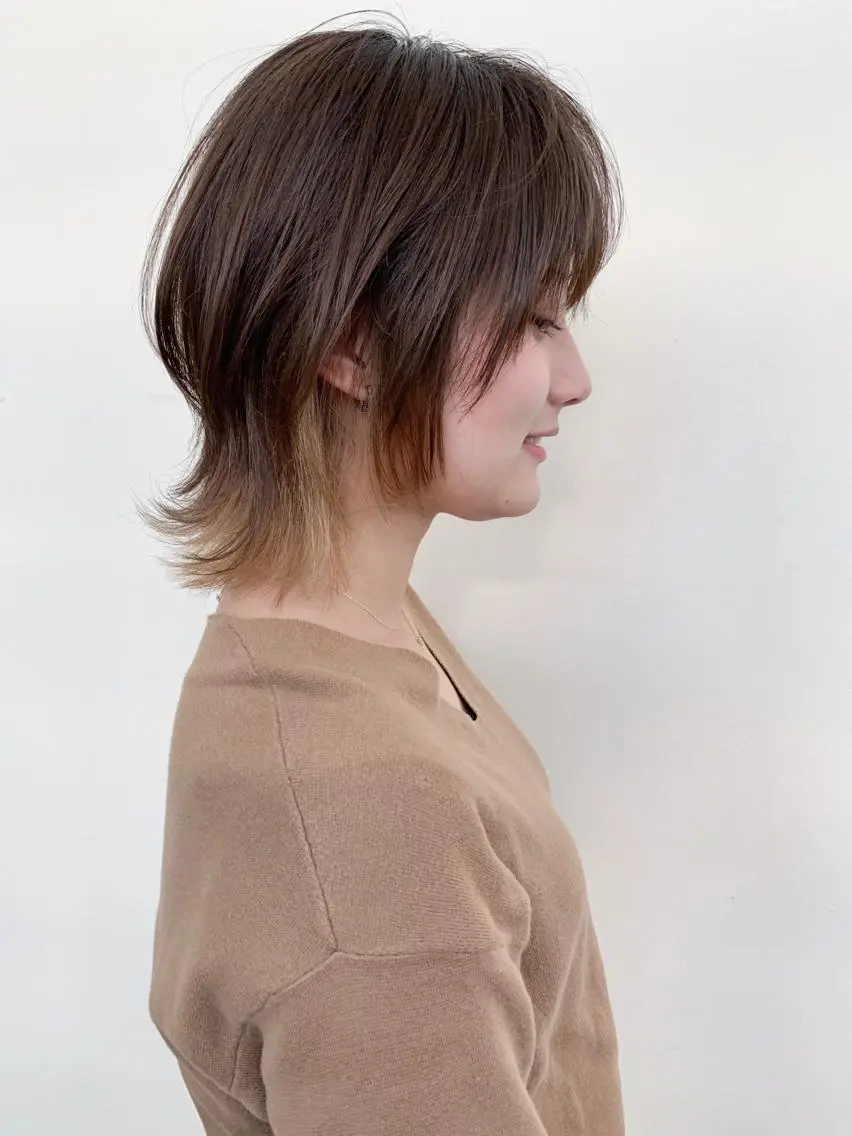 ショート カラー ウルフカット カット トリートメント Beach 代表 KENTAのヘアスタイル