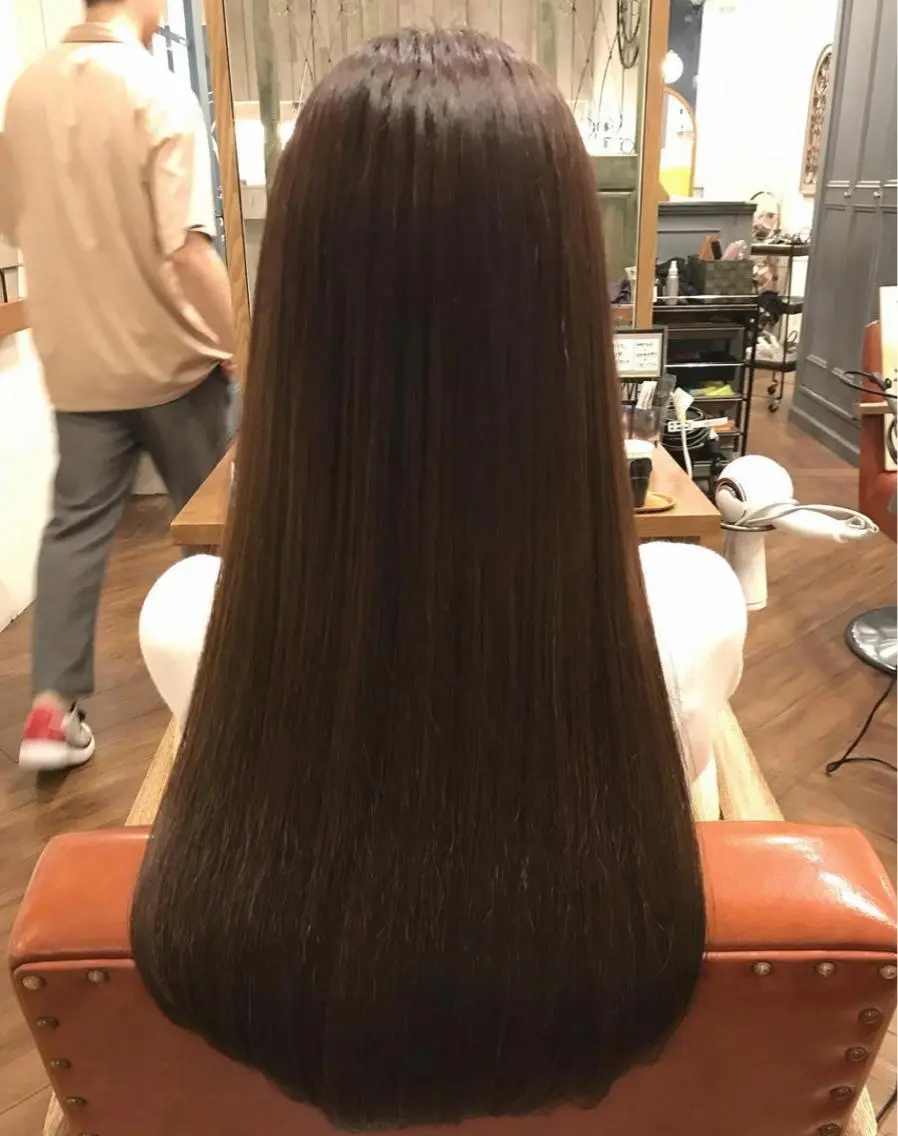 ロング カラー 加藤 優紗のヘアスタイル