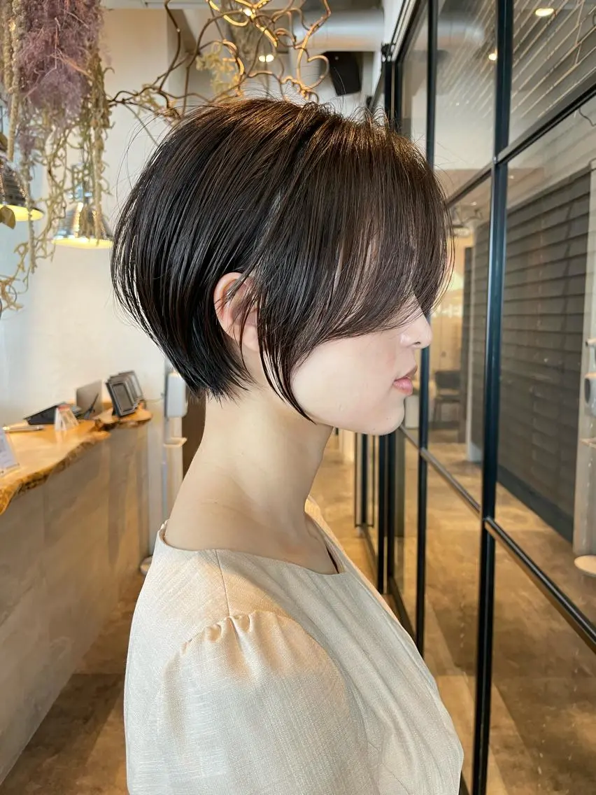 ショート カラー カット ヘアカラー トリートメント 🉐レイヤー/塩見 弘樹🉐渋谷のヘアスタイル