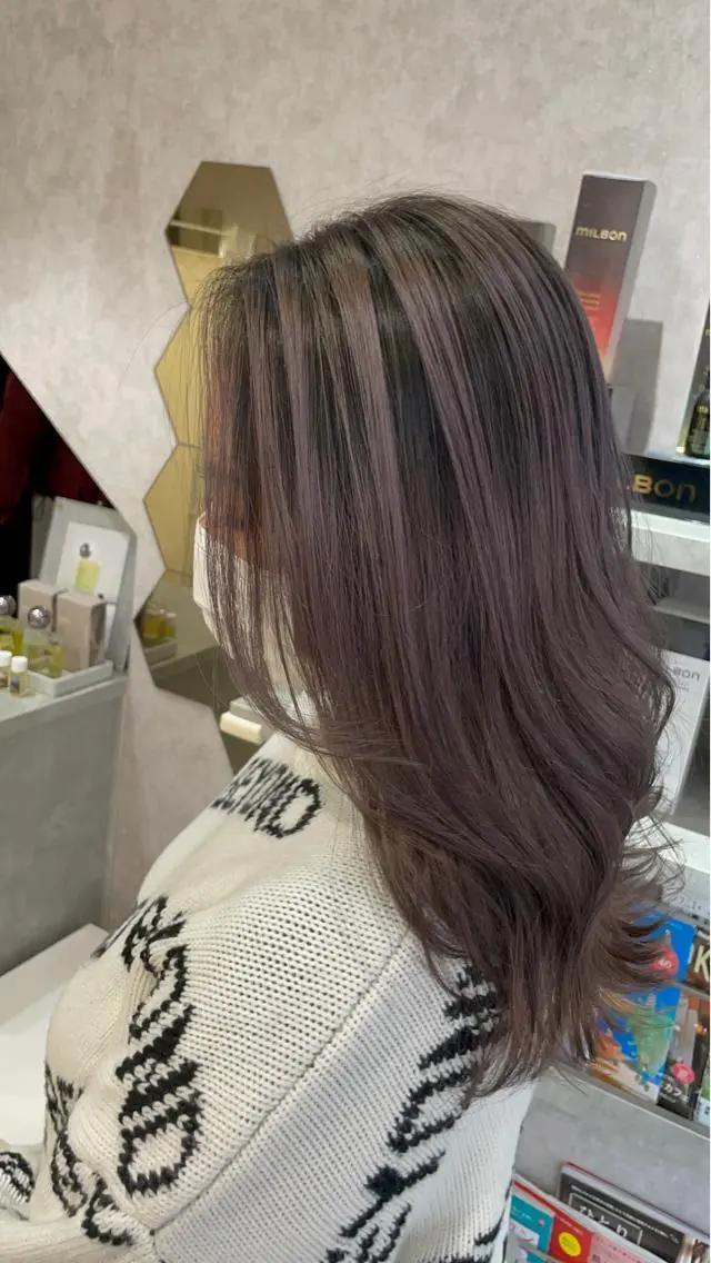 ロング カラー ヘアカラー バレイヤージュ特化｜ Takuのヘアスタイル