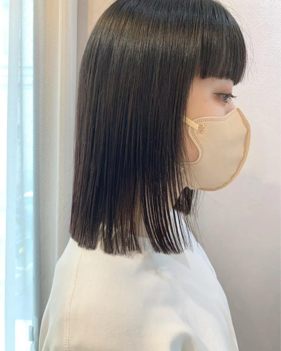 ミディアム カット トリートメント hubhair レイヤー/透明感のヘアスタイル