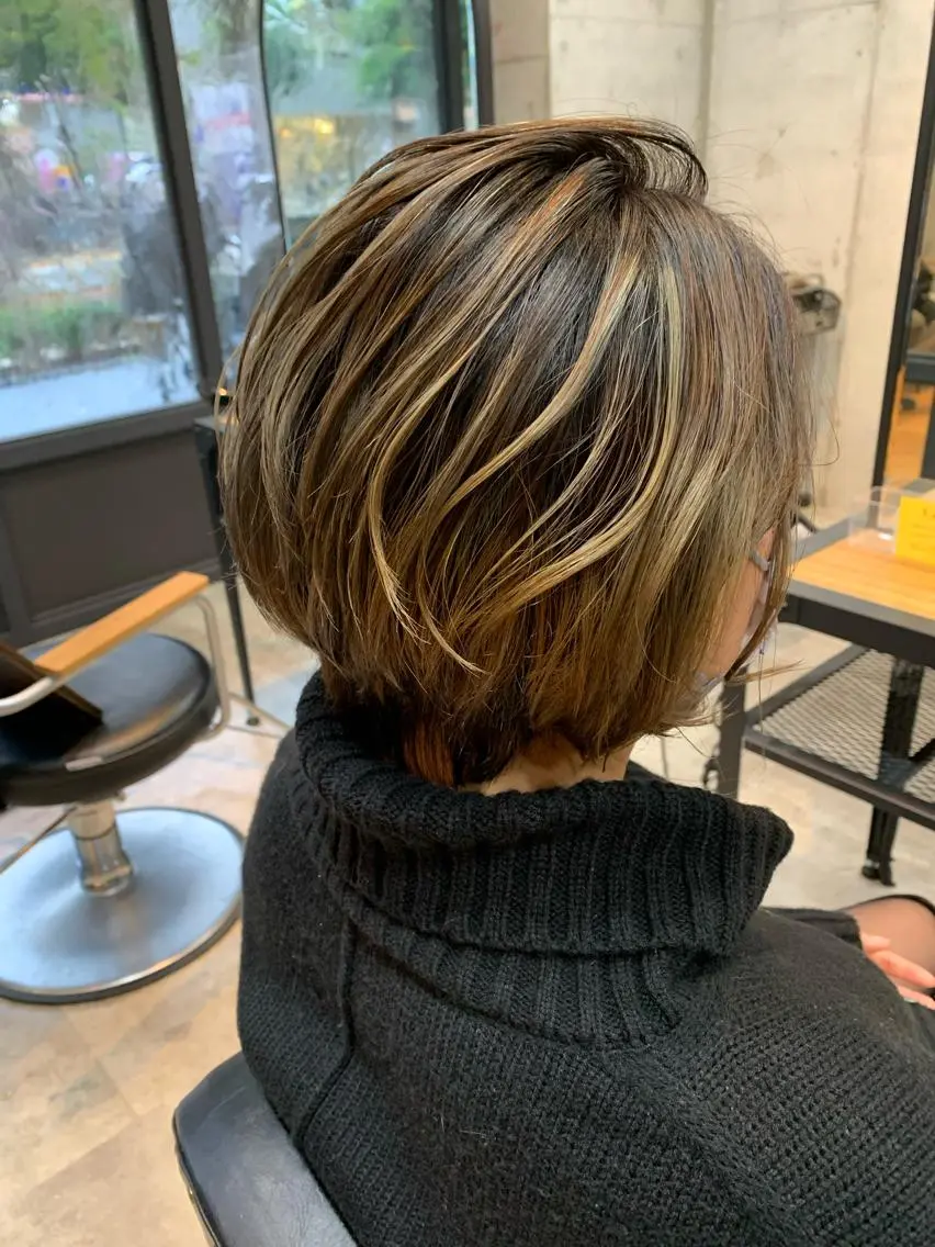 ショート カット ヘアカラー トリートメント 山本 みきのヘアスタイル