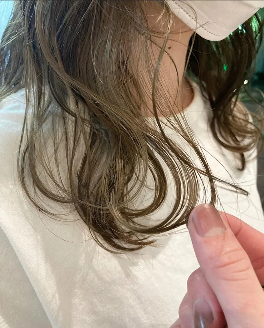 セミロング カット ヘアカラー トリートメント メンズ特化 TAKUYAのヘアスタイル