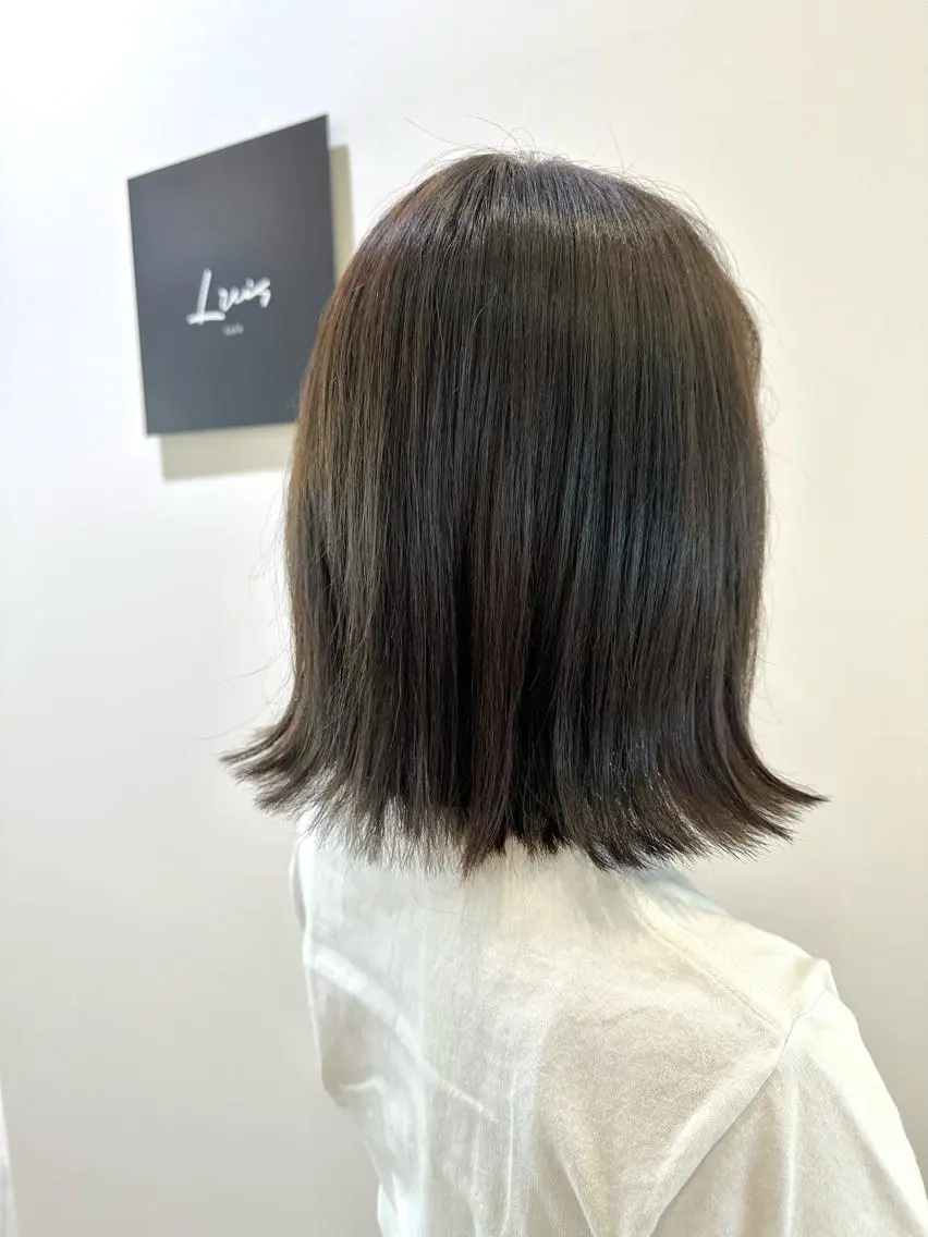 ショート カット ヘアカラー トリートメント 上野湧太 髪質改善/艶カラーのヘアスタイル
