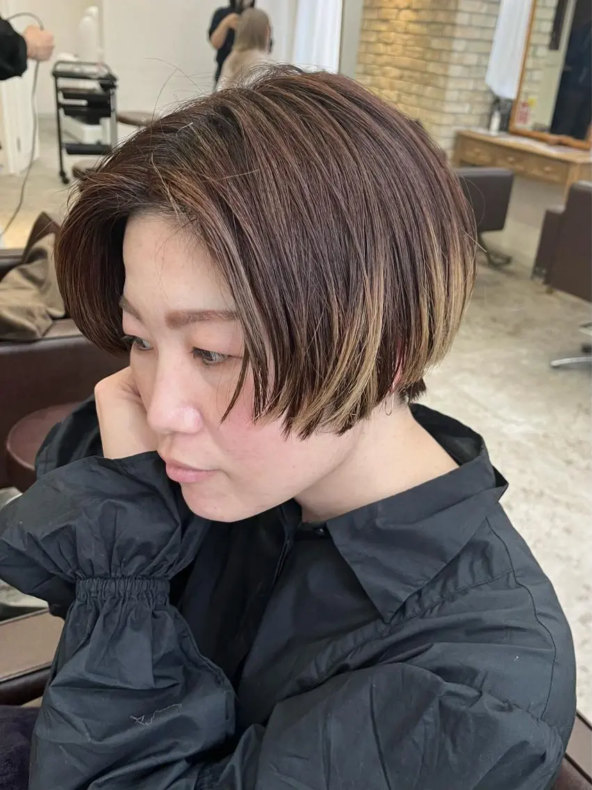 ショート カット ヘアカラー ショートスタイル /tomo.のヘアスタイル