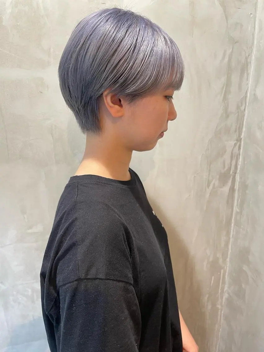 ショート カラー カット ヘアカラー ヤマモト マイのヘアスタイル