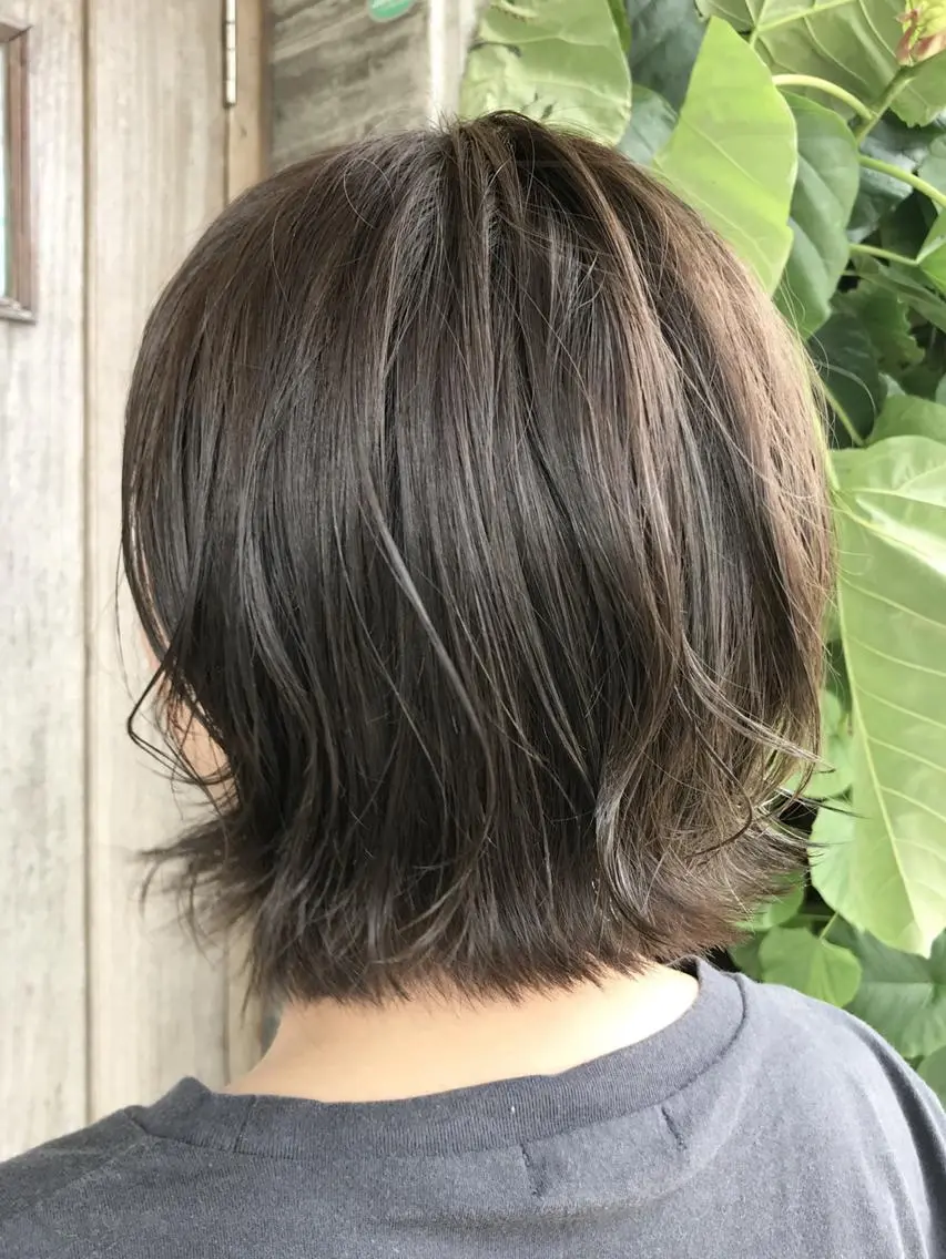 ショート カラー カット ヘアカラー トリートメント hair works raptureのヘアスタイル