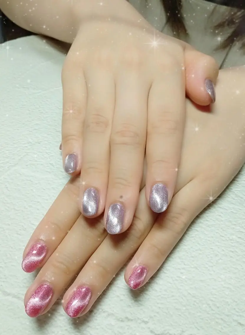 ネイル フットネイル フレンチネイル ガラスフレンチ キラキラネイル 韓国ネイル ハンドネイル flure de neige yukiのネイルデザイン