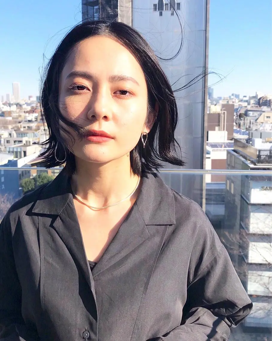 ショート ボブ 藤井 さと実のヘアスタイル