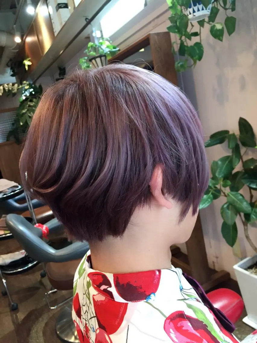 ショート ミディアム カラー メンズ メンズハイライト メンズメッシュ グレージュ ハイライトカラー メッシュ 原宿サロン代表 デザインカラー伊藤卓のヘアスタイル