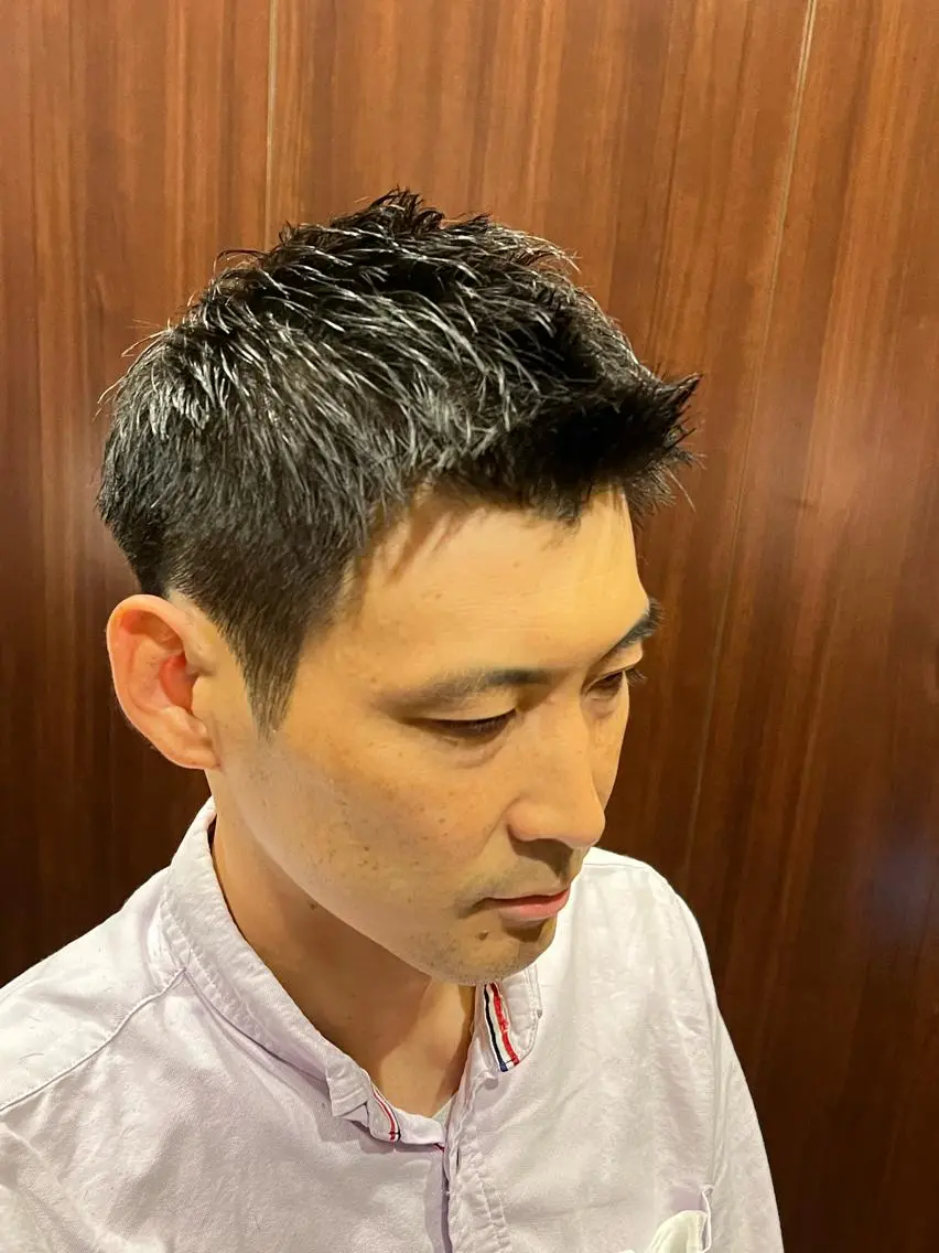 ショート メンズ 木下 紗綾のヘアスタイル