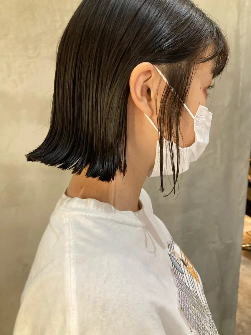 ショート カラー パーマ ストレートパーマ 波巻きスパイラルパー マ/シャドウパーマ駿のヘアスタイル