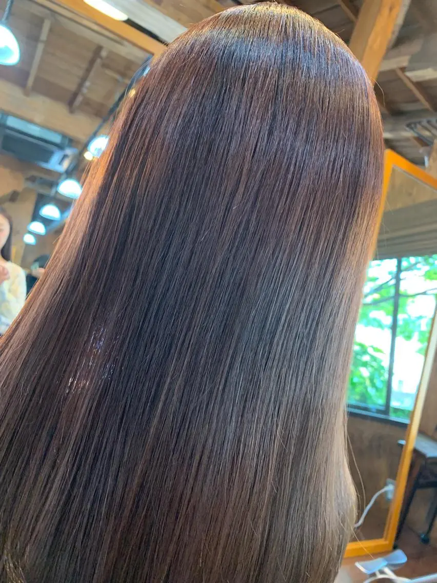 セミロング カラー @kutsu tetsuoのヘアスタイル