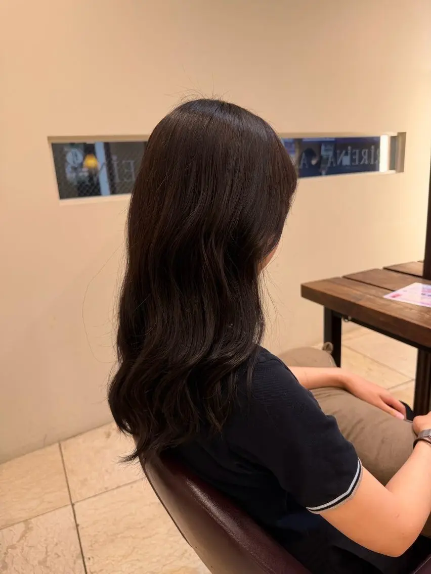 ロング カラー レイヤー 髪質改善 fiti横須賀中央のヘアスタイル