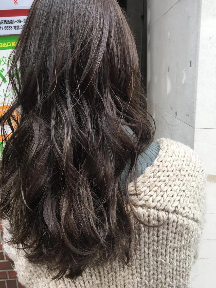 ロング カラー カット ヘアカラー トリートメント 狩野 羅夢のヘアスタイル